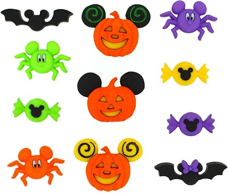 Amazon Co Jp Dress It Up 7922 ディズニー ボタン 装飾品 ミッキー ミニー ハロウィン ホーム キッチン