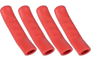 PATIKIL 3.07 x 0.67 Inches Bike Brake Lever Silicone Sleeve, 2 Set Anti-Slip Bicycle Brake Cover Protector Cycling Grips Acce