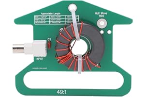 FTVOGUE 49:1 Shortwave Balun PCB with 5-35MHz Tuning Range for Balanced to Unbalanced Antenna Transformation in Amateur Radio Communication