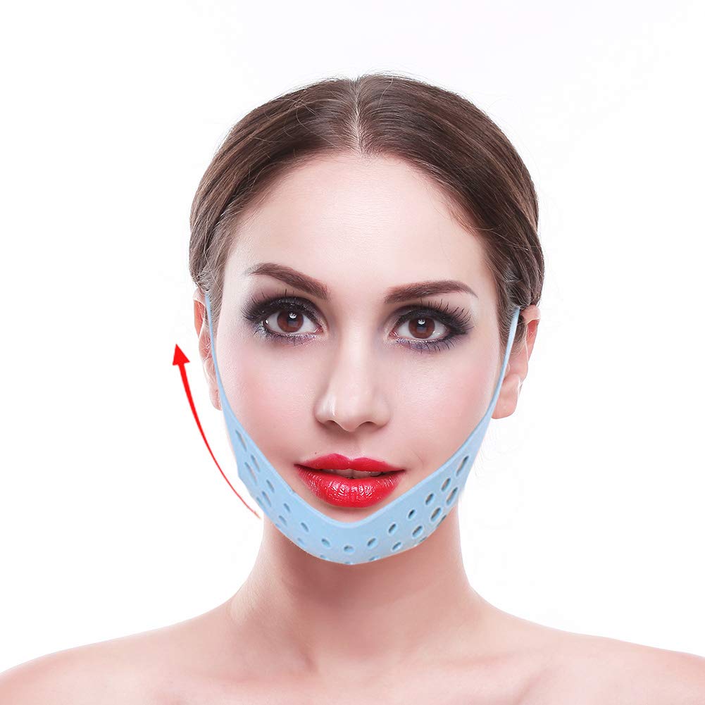 Sonew V Face Mask, Face Lifting Firming Mask V-Shaped Slimming Thin Face Belt Health Care Facial Belt Bandage Face Lift Chin Up Mask