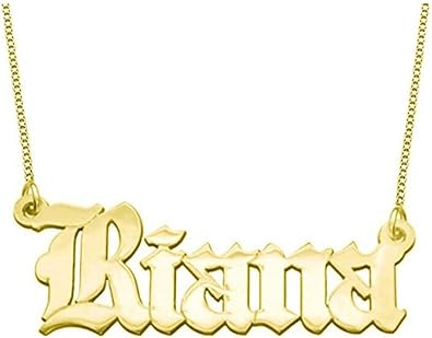 Amazon Com Fujin Collar Personalizado De Plata De Ley 925 Con Nombre De Fuente En Ingles Antiguo Hecho A Medida Con Cualquier Nombre Chapado En Platino Dorado Fj135s1c1s Jewelry Gramatica inglesa gratis, ingles, free english grammar con ejercicios gramaticales. amazon com