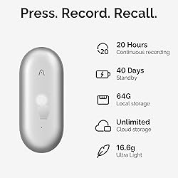 AI Voice Recorder, PLAUD NotePin Voice