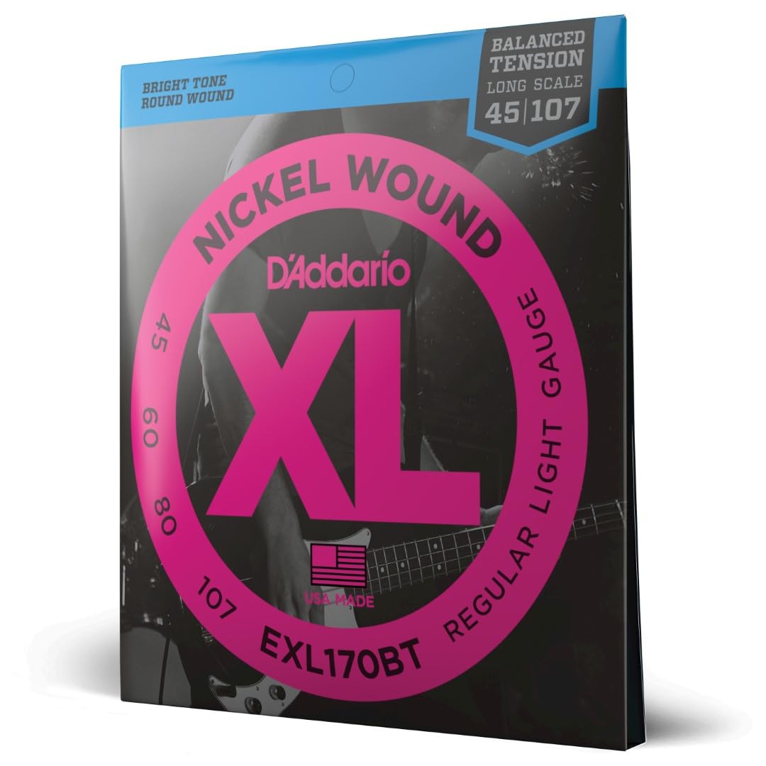 D'Addario D'Addario Exl170Bt Cordes En Nickel Pour Basse Balanced Light 45-107