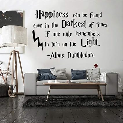 Amazon Com Happiness Hogwarts Quote Vinyl Wall Sticker For
