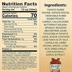 Prego Hidden Super Veggies Traditional Pasta