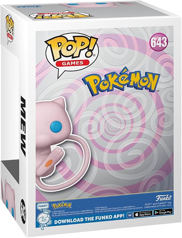Pop! Games: Pokemon - Mew - Figurine en Vinyle à Collectionner - Idée de Cadeau - Produits Officiels - Jouets pour Les Enfants et Adultes - Video Games Fans