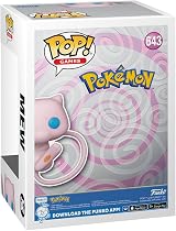 Funko POP! Games Pokemon Mew Vinyl Figure 3.75 Inches Collectible Toy view 3
