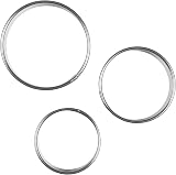 Tala Stainless Steel Pastry Cutters Set of 3 Small Medium Large Round view 4