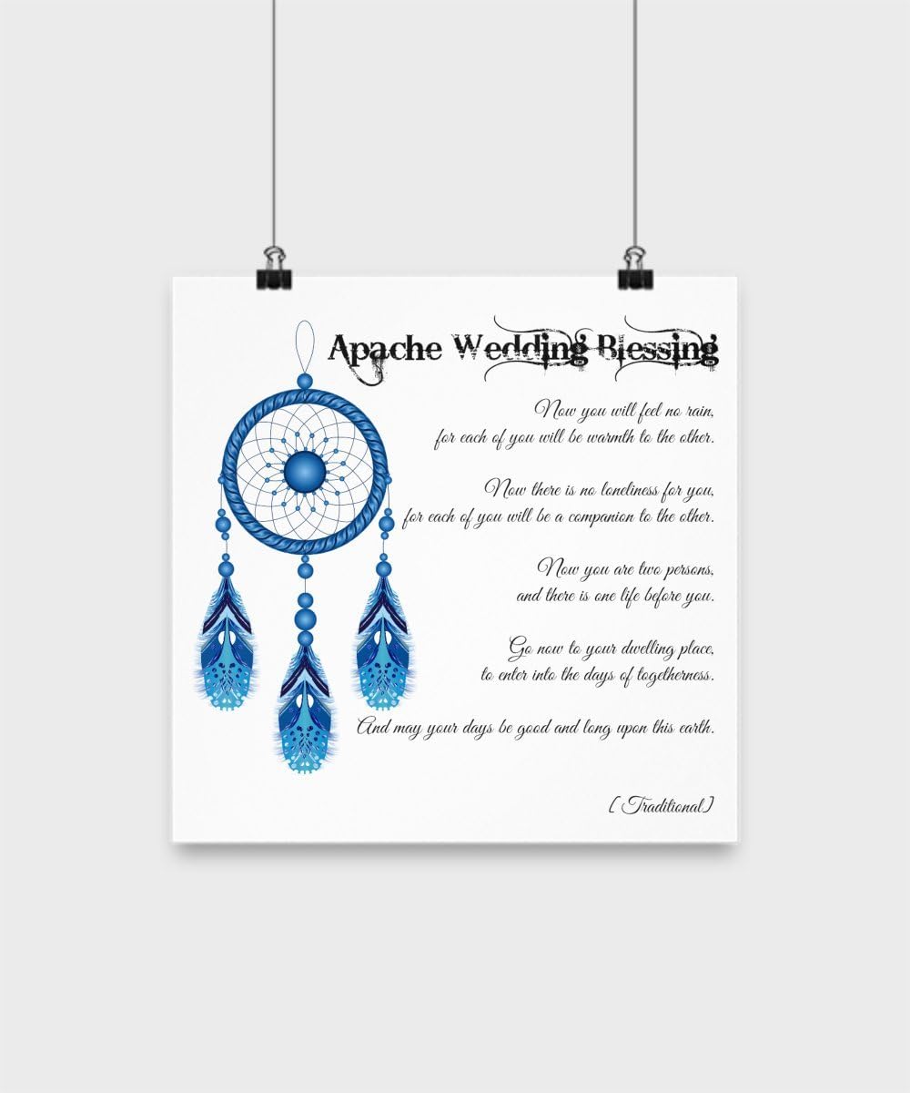 Amazon Com Blue Feather Web Native American Wedding Blessing