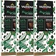 Valrhona Dark Chocolate MANJARI, 64% Cacao Tasting Bars - Gourmet French Chocolate, Tangy and Fruity Notes. Single Origin Madagascar. Premium Couverture, The Perfect Baking Bar 70g (Pack of 3)