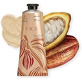 Natura – Ekos Cacau Hand Cream, Cocoa Butter Moisturizer for Dry Hands, Hydrating Vegan Skincare, Strengthens Nails & Cuticles – 2.6oz (75g)