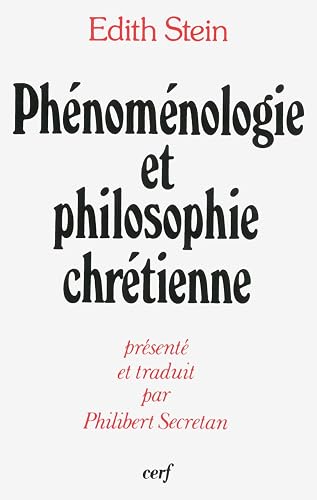 Download Phénoménologie et philosophie chrétienne PDF