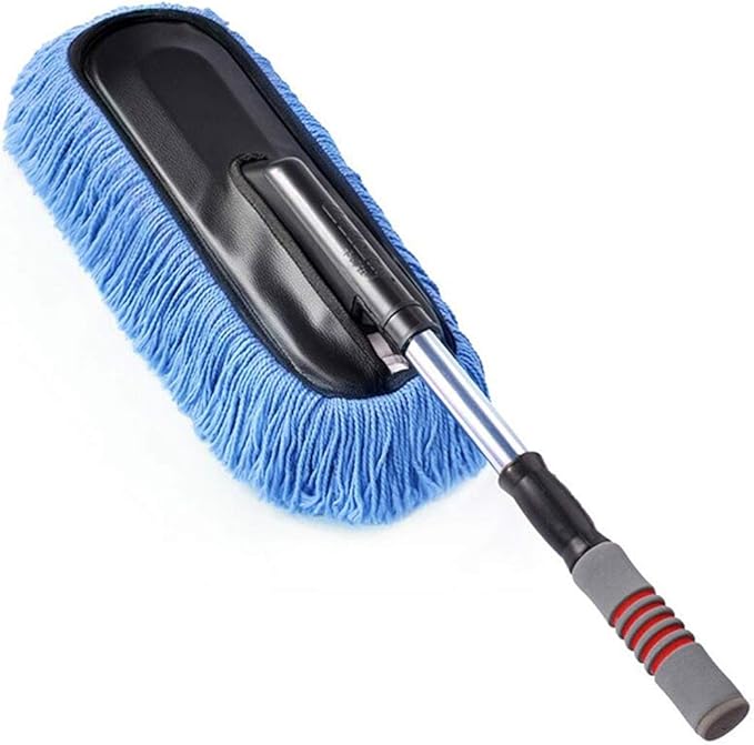 HUIQC Microfiber Car Duster Exterior Interior Cleaner Cleaning Kit with