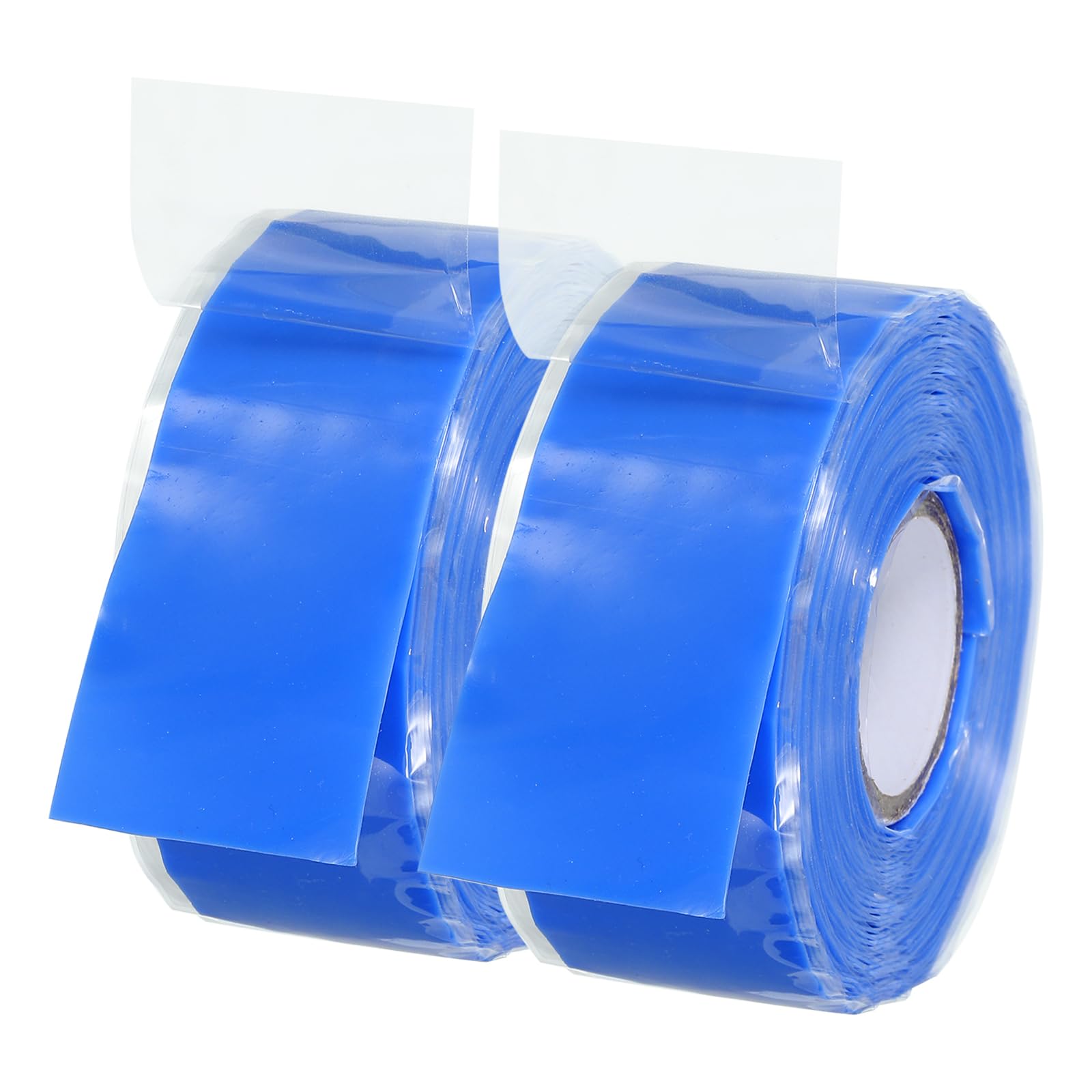 PATIKIL Grip Tape for Handles 1" x5ft, 2 Roll Self-Fusing Silicone Tape for Bike Handles Pull Up Bars Gym Equipment Plumb/Hose/Pipe Leaks Emergency, Blue
