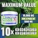 Pain Relief Hemp Cream 10,000mg | 4oz - Hemp Extract Cream for Inflammation & Sore Muscles - Natural Joint, Arthritis & Back Pain Support - Made in USA - Arnica, MSM, Turmeric - Best for Skin Health