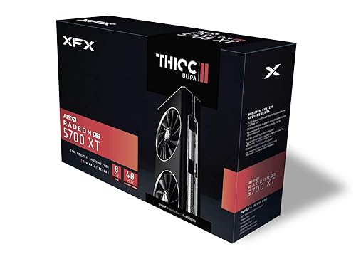 XFX Rx 5700 XT Thicc II Ultra 8GB GDDR6 1980MHz 3xDP HDMI PCI