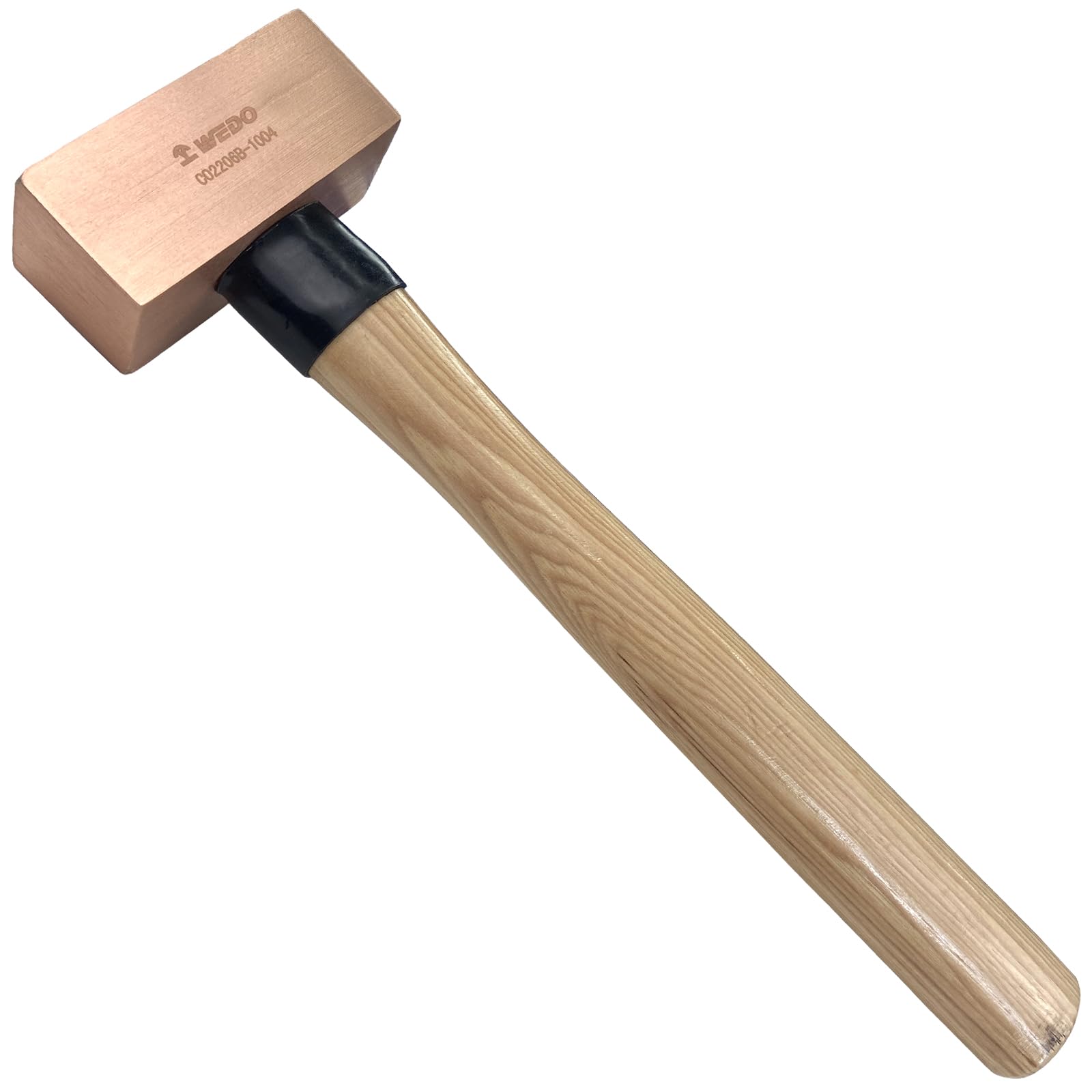 WEDO Copper Double Face Hammer,Sledge Hammer with Wooden Handle,380mm,2000g