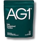 AG1 Greens Powder Refill Pouch – 75 Vitamins, Multivitamin & Probiotic | Gut Health Support | Vegan, Keto, Gluten Free | Athletic Greens Supplement - Pouch Only, Classic Formula