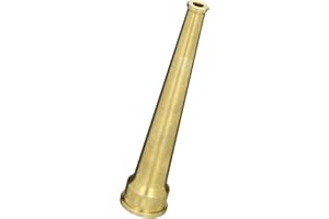 Dixon Valve & Coupling BN6 Brass Fire Equipment, Plain Hose Nozzle, 3/4" GHT, 6" Length, 1/4" Orifice