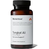 Momentous Tongkat Ali for Women &amp; Men, Longjack Root Extract, 400mg | Supports Hormone Balance, Performance, &amp; Mood, Informed Sport Certified, Non-GMO &amp; Gluten-Free (30 Servings)