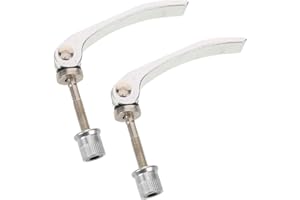 Housoutil Quick Release Bicycle Clamp 2Pcs M6*55Mm Aluminum Alloy Wheel Hub Skewer Protection for Mountain