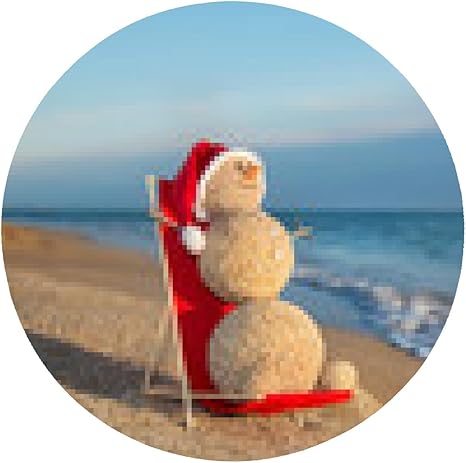 Tapis De Souris Bonhomme De Neige Sandy Soleil Dans Le Salon De La