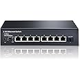 STEAMEMO 8-Port 2.5G Ethernet Switch with 10G SFP | Plug-and-Play Unmanaged Network Switch | 60Gbps Switching Capacity | Compatible with Gigabit/2.5Gb Multi-Gig for NAS, PC, Gaming & Home Office