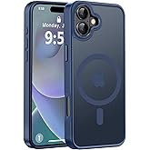 Newfuture Designed for iPhone 16 Case with Magnetic [13 FT Military Drop Protection] [Compatible with Magsafe] Slim Transluce