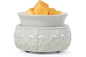 nawaza Candle Wax Melt Warmer Ceramic Wax Warmer 3-in-1 Scented Wax Fragrance Melter for Electric Wax Burner Wax Melter as Gifts for Moms Grandma Women Girls
