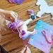 Unicorn Sewing Kit for Girls - Felt Craft Kit for Beginners - Makes 2 Glitter White Felt Stuffed Unicorns