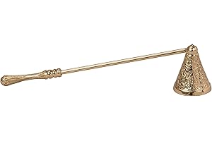 Biedermann & Sons Ornate Traditional Candle Snuffer, 9-Inches, Brass