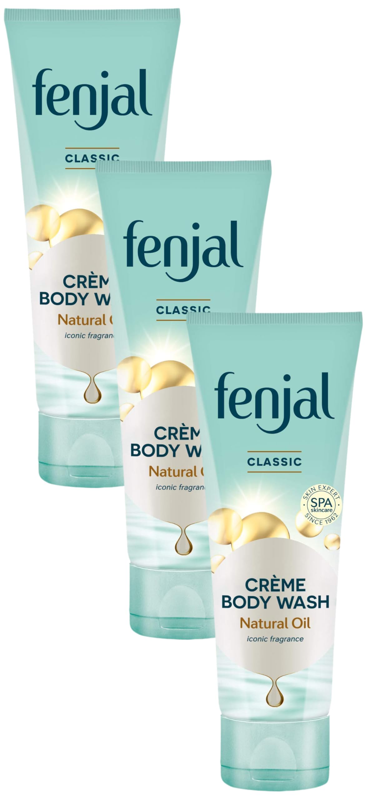 Fenjal Classic Crème Body Wash, 200ml (Pack of 3)
