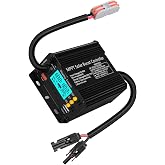 400W Boost MPPT Solar Charge Controller LCD Solar Panel Regulator for24V/36V/48V /60V/72V Lead-Acid, LiFePO4, Gel, Flooded Batteries etc in Golf Cart,eBike,Club Car, Scooterand Solar System