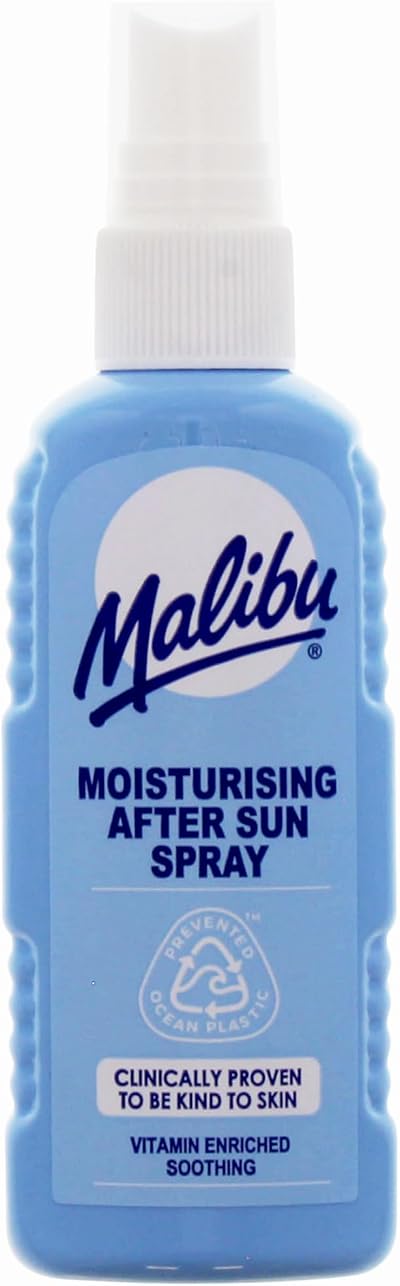 Malibu After Sun Moisturising Spray with Aloe Vera Vitamin E 100ml