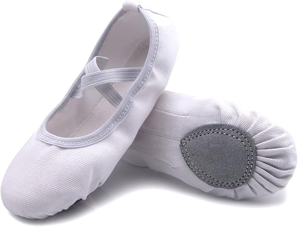 Uniuni Ballettschuhe Geteilte Ledersohle für Kinder und Erwachsene