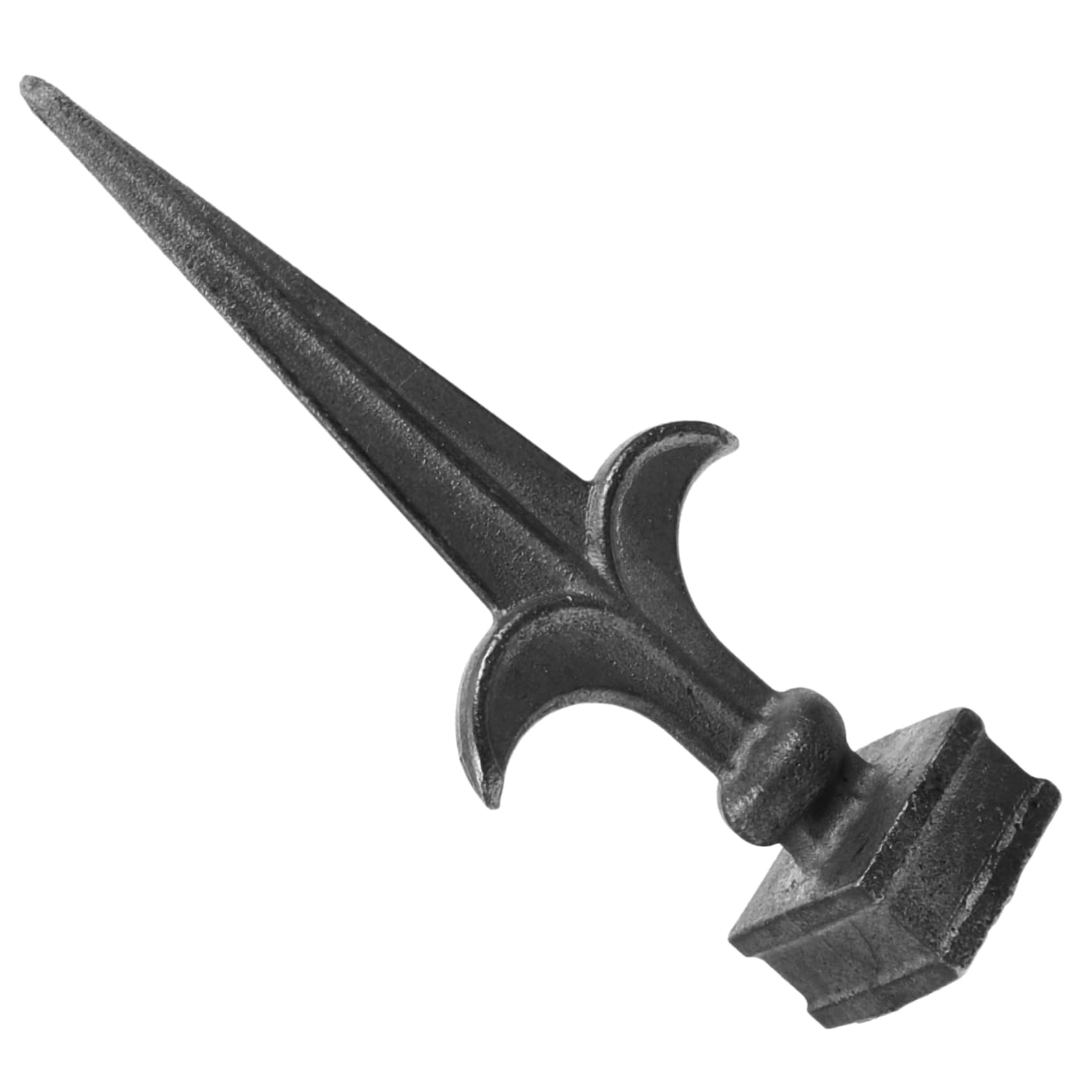 Uonlytech Spearhead Accessories Decorative Metal Fence Finials Garden Fence Post Caps Supply Easy Installation Durable Design