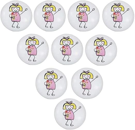 10 Stück Kindergarten Schublade Zuggriff Weiß Keramik Möbel Tür