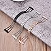 TOROTOP Compatible for Galaxy Watch 42mm Band Women/Galaxy Watch Active2 44mm 40mm Bands,20mm Rose Gold Metal Stainless Steel Chain Bangle Bracelet Replacement Compatible for Samsung Active Bands