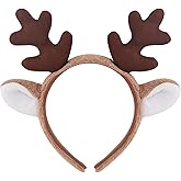 QEAGVJ Christmas Reindeer Antlers Headband Deer Antlers Headband Deer Ears Headwear for Women Christmas