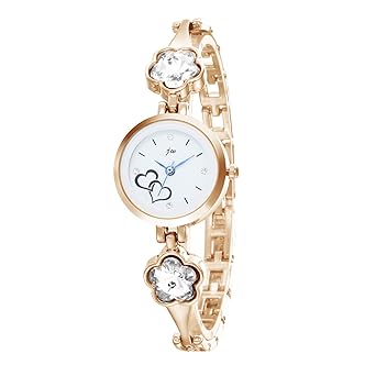 Mermaid-Blossoms White Dial Girls & Women's Watch