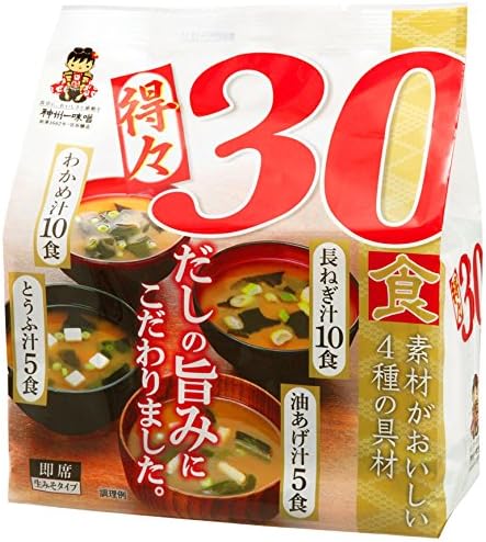 Miyasaka Miso Soup Value Pack, Toku30, 12.2 Ounce