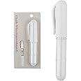 SINSETU Fabric Chalk Markers, Fabric Chalk Pencil for Sewing and Quilting, Crafting, Erase Tailors Liner Pen for Cloth, Leather (White)