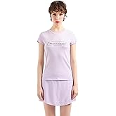 Armani Exchange Womens Box Logo Cotton Tee