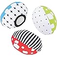 The MamaRoo Replacement Balls (for Mamaroo Swing) Offer More Interaction and Reversible Ball Options to Complement The Multi-Coloured MamaRoo Cradle in a Set of 3 Balls