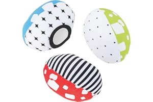 TAYEROP The MamaRoo Replacement Balls (for Mamaroo Swing) Offer More Interaction and Reversible Ball Options to Complement The Multi-Coloured MamaRoo Cradle in a Set of 3 Balls