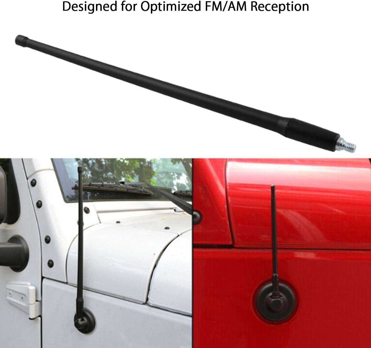 Shark Fin Vehicle Antenna Replacement Designed for Optimized FM AM Reception