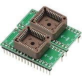 2PCS PLCC32 to DIP32 USB Universal Programmer IC Adapter Socket Tester for TL866CS EZP2010 G540 SP300 TL866A