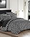 Lux Decor Collection Duvet Cover Set, 3 Piece Hotel Luxury Duvet Cover with 2 Pillow Shams Black/White California King