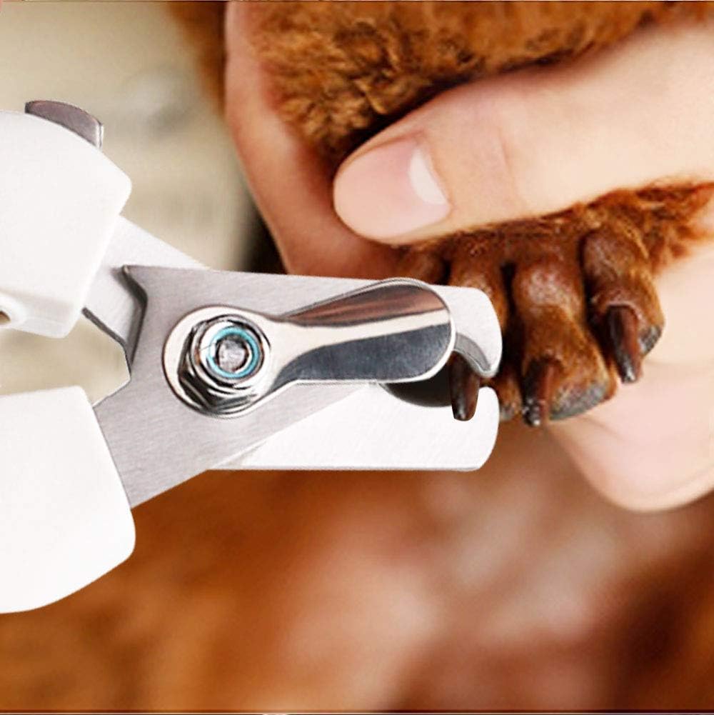 Professional Pets Dog Cat Nail Clippers, with Pet Safety Guard & Lock, Blue - Image 4
