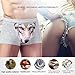 Sexy young tide funny Wolf U convex personality men's underwear underwear 3 d animal